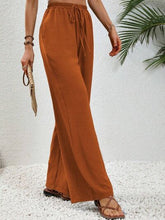 Load image into Gallery viewer, Wide Leg Drawstring Pants