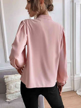 Load image into Gallery viewer, Mock Neck Button Front Shirt