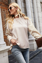 Load image into Gallery viewer, Round Neck Dropped Shoulder Sweatshirt