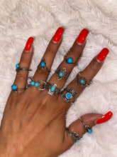 Load image into Gallery viewer, Iroquois Eagle Bohemian Stackable Knuckle Ring Set