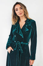 Load image into Gallery viewer, Holly Velvet Smoking Jacket