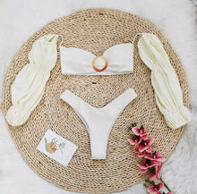 Load image into Gallery viewer, AMRA Rustic Puff Sleeve Bikini